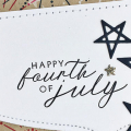 Happy Fourth of July Card - detail