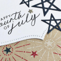 Happy Fourth of July Card - detail