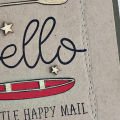 Hello Happy Mail Card - detail