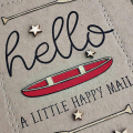 Hello Happy Mail Card - detail