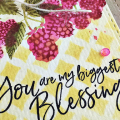 Biggest Blessing Card - detail