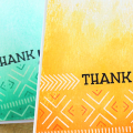 Textile Thank You Cards