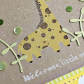 Welcome, Little One Card - detail