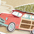 Merry Christmas Station Wagon Card 3