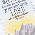 My Help Comes From The Lord Card 2
