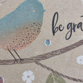 Be Grateful Card - detail