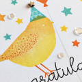 Congratulations, Let's Celebrate Card - detail