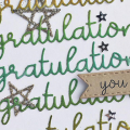 Congratulations You Did It Card - detail