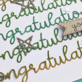 Congratulations You Did It Card - detail