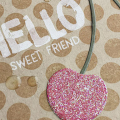 Hello Sweet Friend Card - detail
