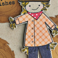 Autumn Wishes card - detail