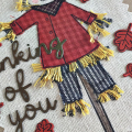 Thinking of You Scarecrow card - detail