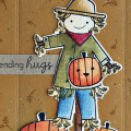 Sending Hugs Scarecrow card