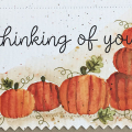 Thinking of You Pumpkin card