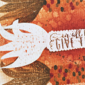 Give Thanks card - detail