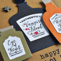 Happy Halloween Potions card - detail