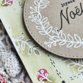 Joyeux Noel card - detail