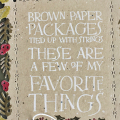 Brown Paper Packages Card