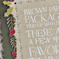 Brown Paper Packages Card - detail