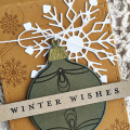 Winter Wishes Wine Bottle Tag