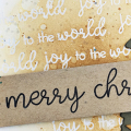 Merry Christmas Tree Card - detail
