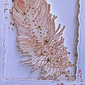Donna's Designs - Tickled Pink Framed Feather