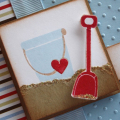 sand pail  card up close