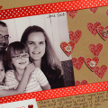 Love You Forever Scrapbook Page