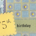 75th Birthday Card