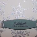 embossed snowflake serenade