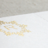Embossing close-up