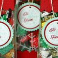 Stamps: Papertrey Ink Snowfall, Papertrey Ink 2008 Holiday Tags Collection
Ink: StazOn White
Paper: PTI Pure Poppy, PTI Aqua Mist, PTI Stampers Select White, Transparency Sheet
Dies:...