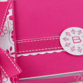 Monogrammed Raspberry Stationery Set