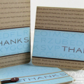 Fresh Alphabet Thank You Notes