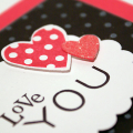 Love You Card - detail
