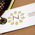 Stationery Box Set - label detail