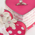 Jewelry tin to place any jewelry gift, from earrings to necklaces to rings!