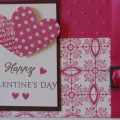 Valentine Day Card - Heart Prints