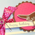 :: My Goodies {Happy Birthday Birdie} ::
Stamps: Stampin' Up!-Always; Papertrey Ink-Birthday Basics
Ink: ColorBox-Chestnut; Stampin' Up!-chocolate chip
Cardstocks: Papertrey Ink-vintage vanilla...