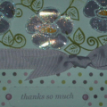 Here is another card I did using Purples with Flower Garden.  I used Plum Pudding and Lavender