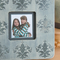 Damask Designs-Unfinished Wood Frame Transformed