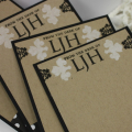 Black and White Stationery Cards