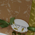 Love You Vine Border Card