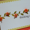 Thinking of You Button Vine Card