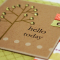 Hello Today You Background Card - Detail