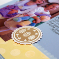Eggstra Special Memories Scrapbook Page - detail