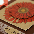 Hello Flower Card - Detail