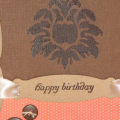 Sister in Law Birthday card and challenge, really worked closely with Dawn's example.