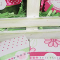 For February Blog Hop, a seed starting kit.  Tin buckets packed with a cello bag of potting soil.  Basket contains two buckets and two packets of seeds.  PTI stamps I used are Just Hatched,...