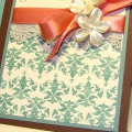 My first time inking up Dawn's Damask Designs set!

Ink-ocean tides
Cardstock-ocean tides + dark chocolate + vanilla
Ribbon-melon berry satin
Flowers-Prima (from Michaels)